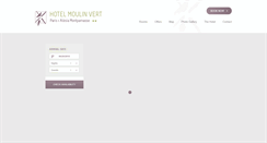 Desktop Screenshot of hotel-moulinvert.com